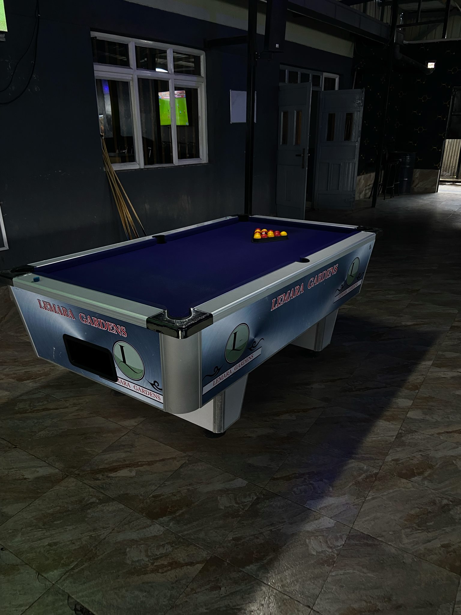Pool table at Lemara Gardens Embakasi